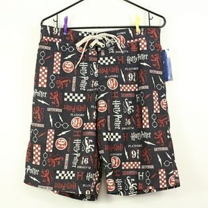 NWT - Harry Potter Swim Trunks Swimwear Gryffindor